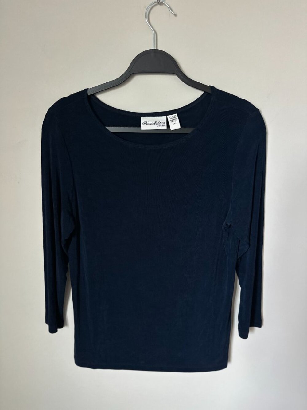 Chico’s Private Edition Navy Blue Top - Women’s Size 2 (US Large 12/14)